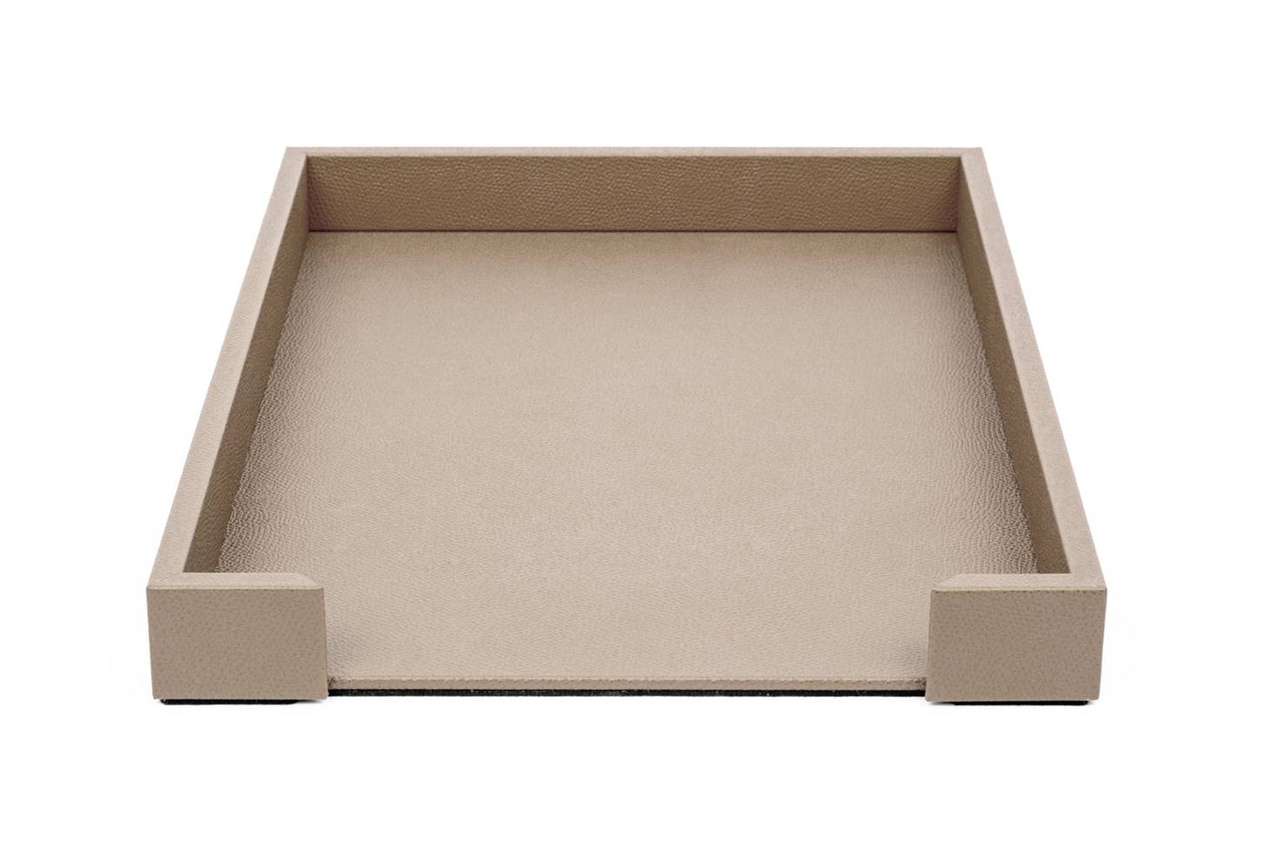 Pinetti Firenze Leather-Covered Wood Paper Holder | Part of the Firenze Desk Set | Wood structure covered in leather | Explore Luxury Lifestyle Accessories at 2Jour Concierge, #1 luxury high-end gift & lifestyle shop