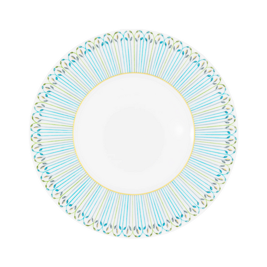 Robert Haviland & C. Parlon Jardin de Louise | Buffet Plate: Fine Limoges porcelain with celadon rim and smooth, glazed finish, ideal for refined entrée presentation | Tableware & Serveware / Plates | 2Jour Concierge, your luxury lifestyle shop