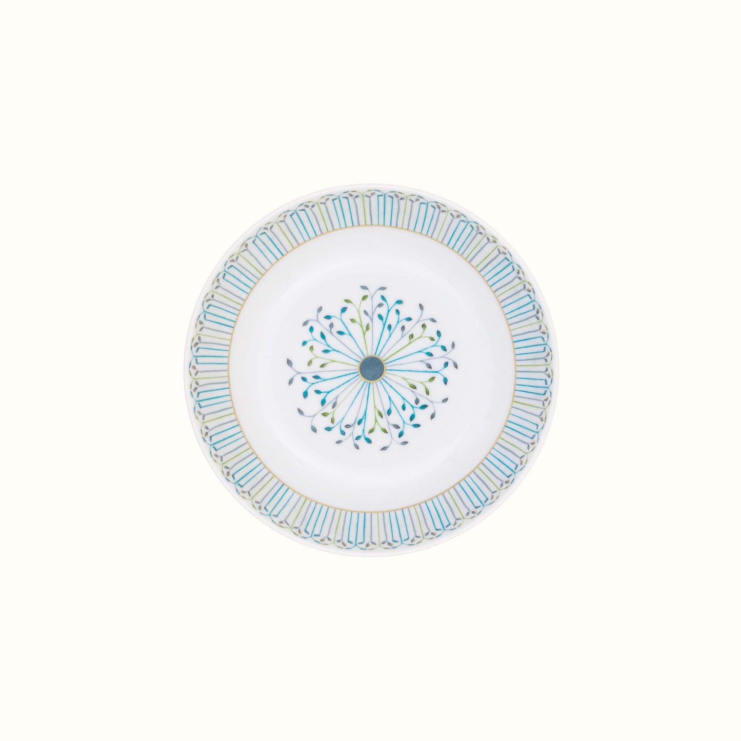 Robert Haviland & C. Parlon Jardin de Louise | Cereal Bowl: Fine Limoges porcelain with fan motif and smooth, glazed finish, ideal for cereals, granola, or breakfast service | Tableware & Serveware / Bowls | 2Jour Concierge, your luxury lifestyle shop