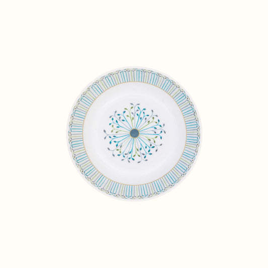 Robert Haviland & C. Parlon Jardin de Louise | Cereal Bowl: Fine Limoges porcelain with fan motif and smooth, glazed finish, ideal for cereals, granola, or breakfast service | Tableware & Serveware / Bowls | 2Jour Concierge, your luxury lifestyle shop