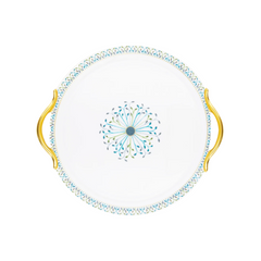 Jardin de Louise Limoges Porcelain Round Cake Dish