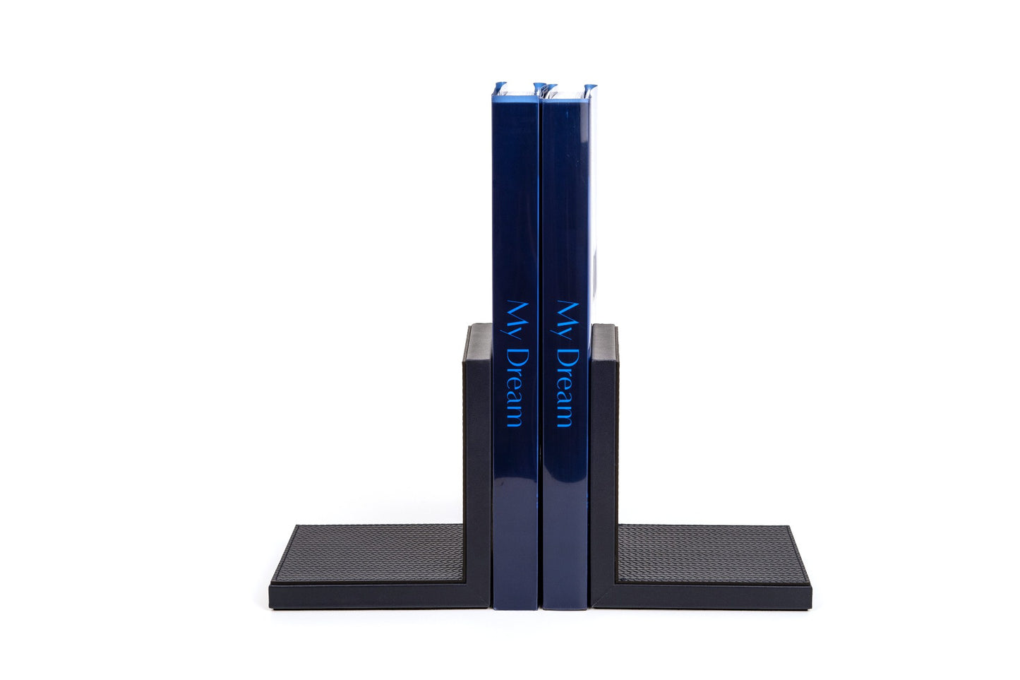 Pinetti Leather-Covered Bookend (Set of 2) | Elegant and Functional Design | Perfect for Organizing and Displaying Books | Explore a Range of Luxury Home Accessories at 2Jour Concierge, #1 luxury high-end gift & lifestyle shop