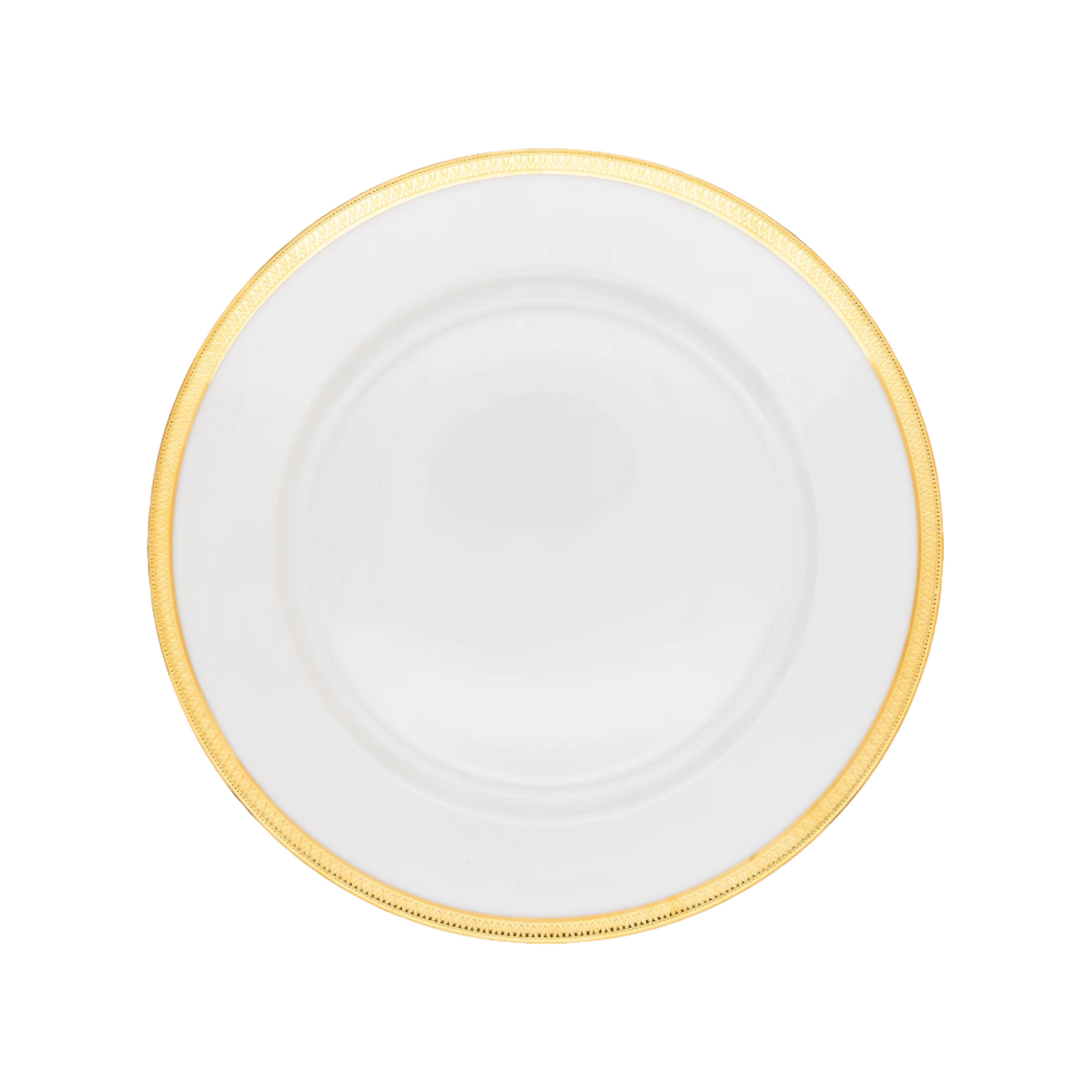 Haviland Parlon Malmaison | Buffet Plate: Fine Limoges porcelain with decorative border motif and smooth, glazed finish, ideal for elegant entrée presentation or as a charger plate | Tableware & Serveware / Plates | 2Jour Concierge, your luxury lifestyle shop