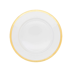 Malmaison Limoges Porcelain Buffet Plate, Gold