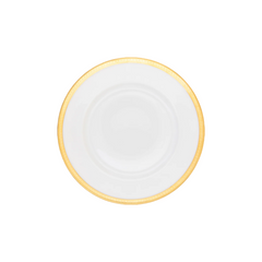 Malmaison Limoges Porcelain Dinner Plate, Gold