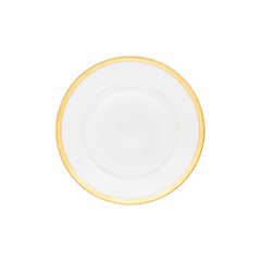 Malmaison Limoges Porcelain Dessert Plate, Gold