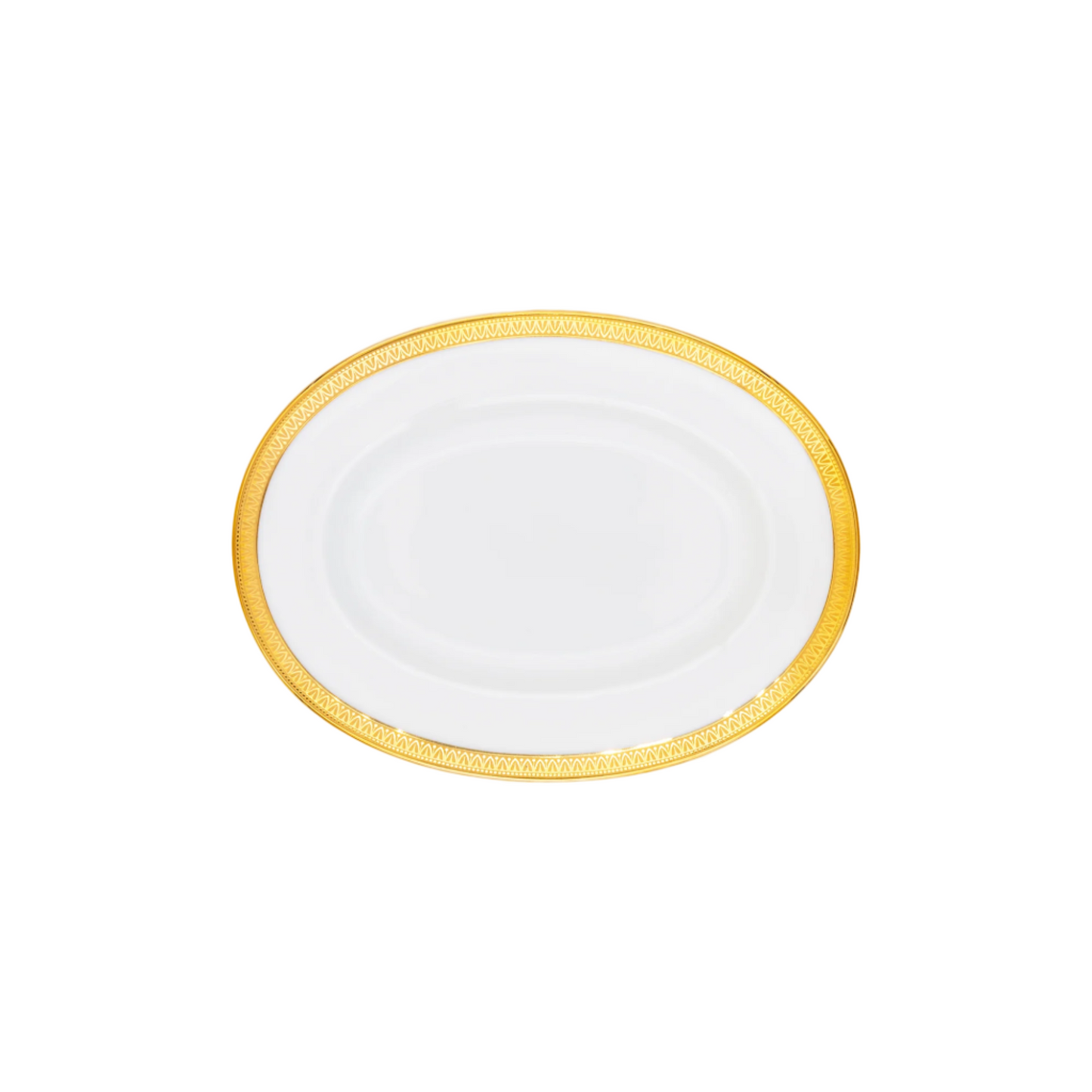 Haviland Parlon Malmaison | Relish Platter: Fine Limoges porcelain with decorative border motif and smooth, glazed finish, perfect for hors d’oeuvres, canapés, or small accompaniments | Tableware & Serveware / Serving Dishes | 2Jour Concierge, your luxury lifestyle shop