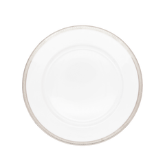 Malmaison Limoges Porcelain Buffet Plate, Platinum