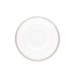 Malmaison Limoges Porcelain Dinner Plate, Platinum
