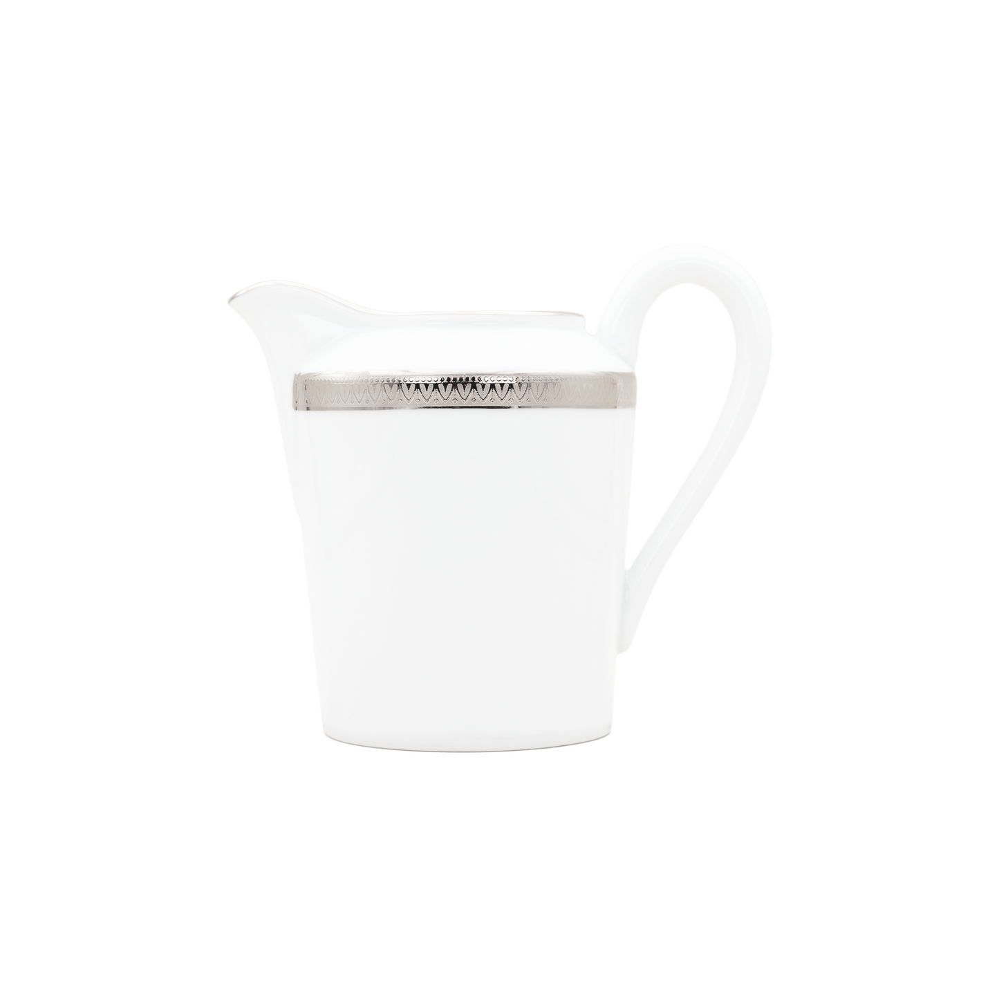 Haviland Parlon Malmaison | Cream Jug: Fine Limoges porcelain with decorative border motif and smooth, glazed finish, ideal for cream or milk service with tea or coffee | Tableware & Serveware / Creamers & Pitchers | 2Jour Concierge, your luxury lifestyle shop