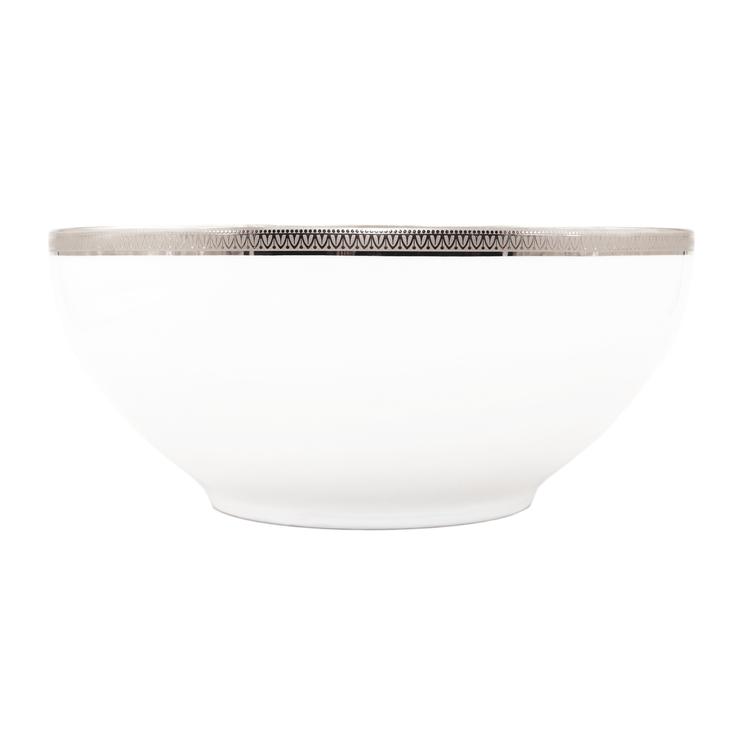 Haviland Parlon Malmaison | Salad Bowl: Fine Limoges porcelain with decorative border motif and smooth, glazed finish, ideal for serving salads or fresh fruit at the table | Tableware & Serveware / Bowls | 2Jour Concierge, your luxury lifestyle shop