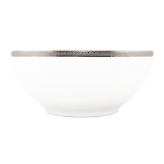 Malmaison Limoges Porcelain Salad Bowl, Platinum