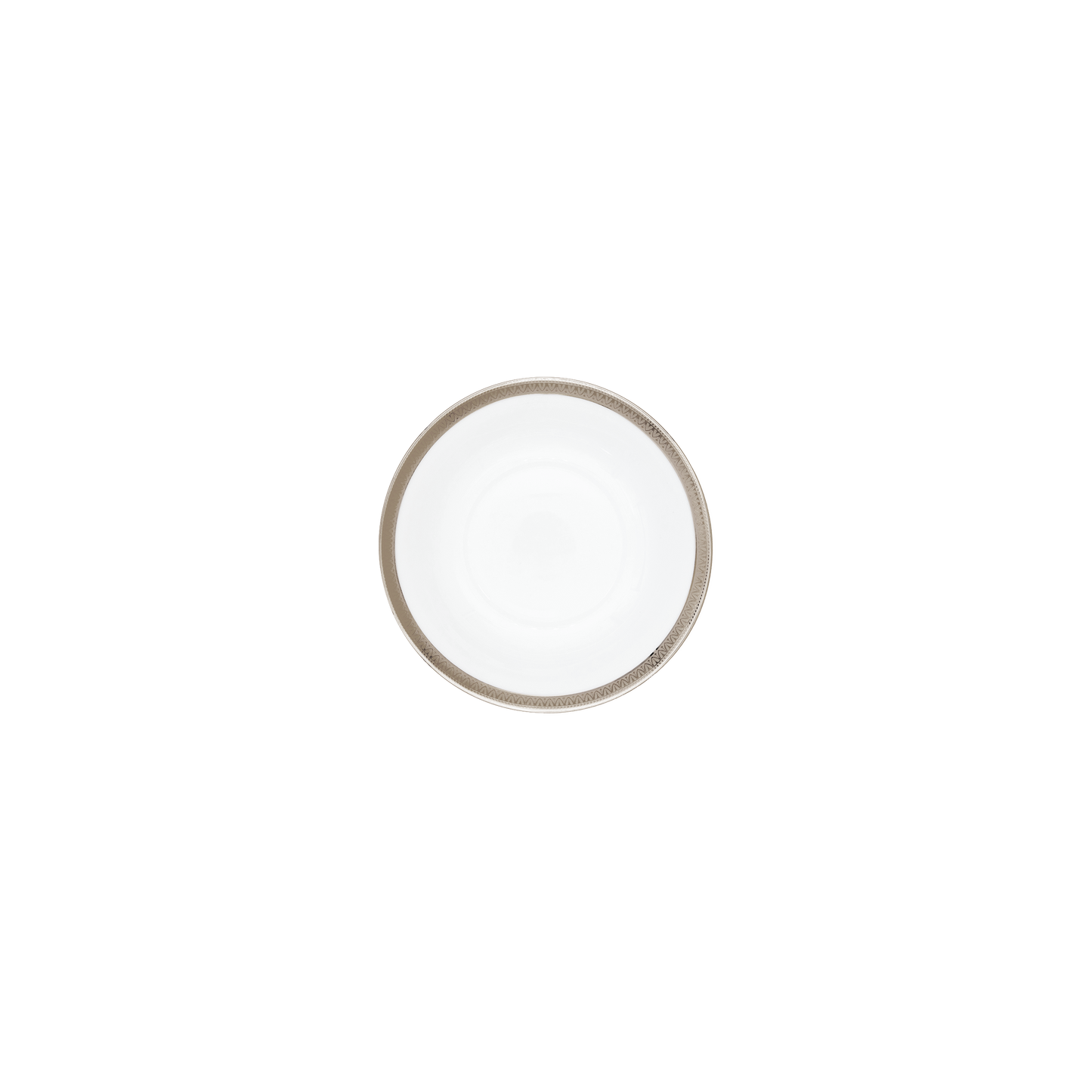 Malmaison Limoges Porcelain Fruit Saucer, Platinum