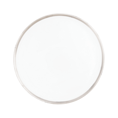Malmaison Limoges Porcelain Round Tart Dish, Platinum