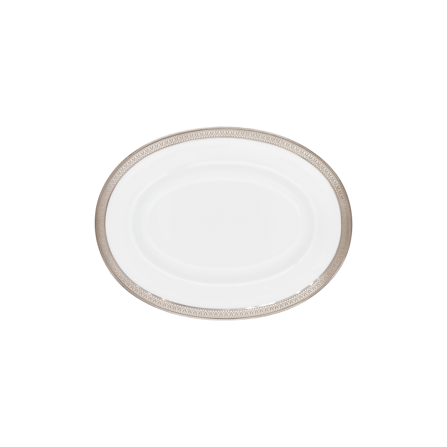 Haviland Parlon Malmaison | Relish Platter: Fine Limoges porcelain with decorative border motif and smooth, glazed finish, perfect for hors d’oeuvres, canapés, or small accompaniments | Tableware & Serveware / Serving Dishes | 2Jour Concierge, your luxury lifestyle shop