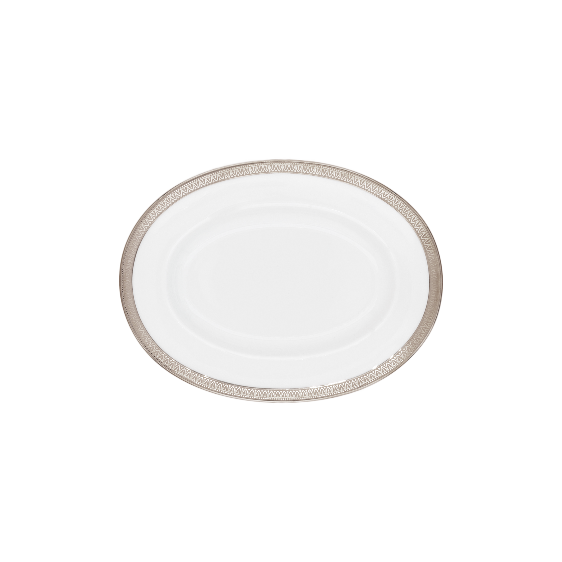 Haviland Parlon Malmaison | Relish Platter: Fine Limoges porcelain with decorative border motif and smooth, glazed finish, perfect for hors d’oeuvres, canapés, or small accompaniments | Tableware & Serveware / Serving Dishes | 2Jour Concierge, your luxury lifestyle shop