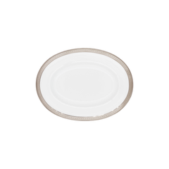 Malmaison Limoges Porcelain Relish Platter, Platinum