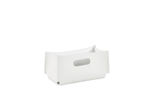 Rabitti 1969 Amsterdam Rectangular Saddle Leather Storage Basket With Handles | Elegant and Functional Storage Solution | Crafted with High-Quality Saddle Leather | Handles for Convenient Use | Explore a Range of Luxury Home Accessories at 2Jour Concierge, #1 luxury high-end gift & lifestyle shop