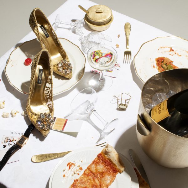 Velvet 1 Light Gold Metal Champagne Bucket by Zanetto | Light gold finish | Textured | Shiny inside and matte outside finish | Home Decor and Serveware | 2Jour Concierge, your luxury lifestyle shop