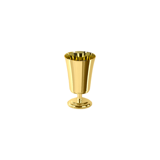 Zanetto Regina Anna | Tumbler: Gold-plated metal with smooth, shiny finish, designed for serving cocktails elegantly | Tableware & Drinkware / Tumblers | 2Jour Concierge, your luxury lifestyle shop