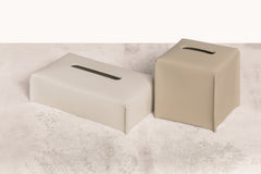 Amsterdam Saddle Leather Tissue Holder