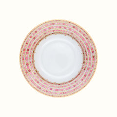 Syracuse Rose Limoges Porcelain Rim Soup Plate