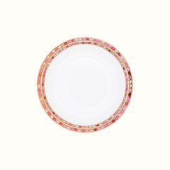 Syracuse Rose Limoges Porcelain Coup Soup Plate