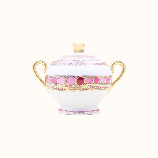 Syracuse Rose Limoges Porcelain Sugar Bowl
