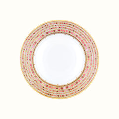 Syracuse Rose Limoges Porcelain Round Flat Dish