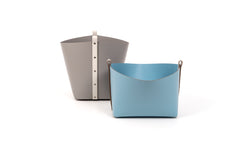 Ovo Vegetal Leather Storage Basket Big