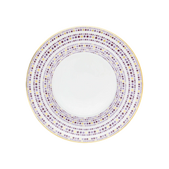 Villa Toscana Limoges Porcelain Dinner Plate, Cassis