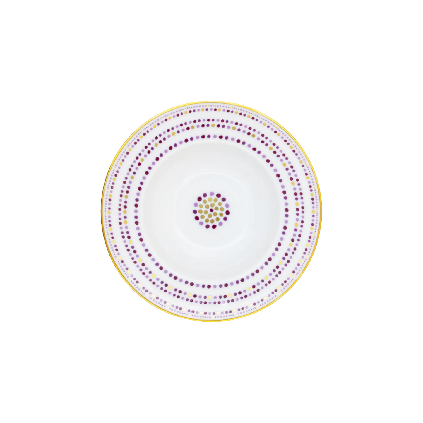 Robert Haviland & C. Parlon Villa Toscana | Rim Soup Plate: Fine Limoges porcelain with central geometric motif and smooth, glazed finish, perfect for soups or first courses | Tableware & Serveware / Soup Plates | 2Jour Concierge, your luxury lifestyle shop