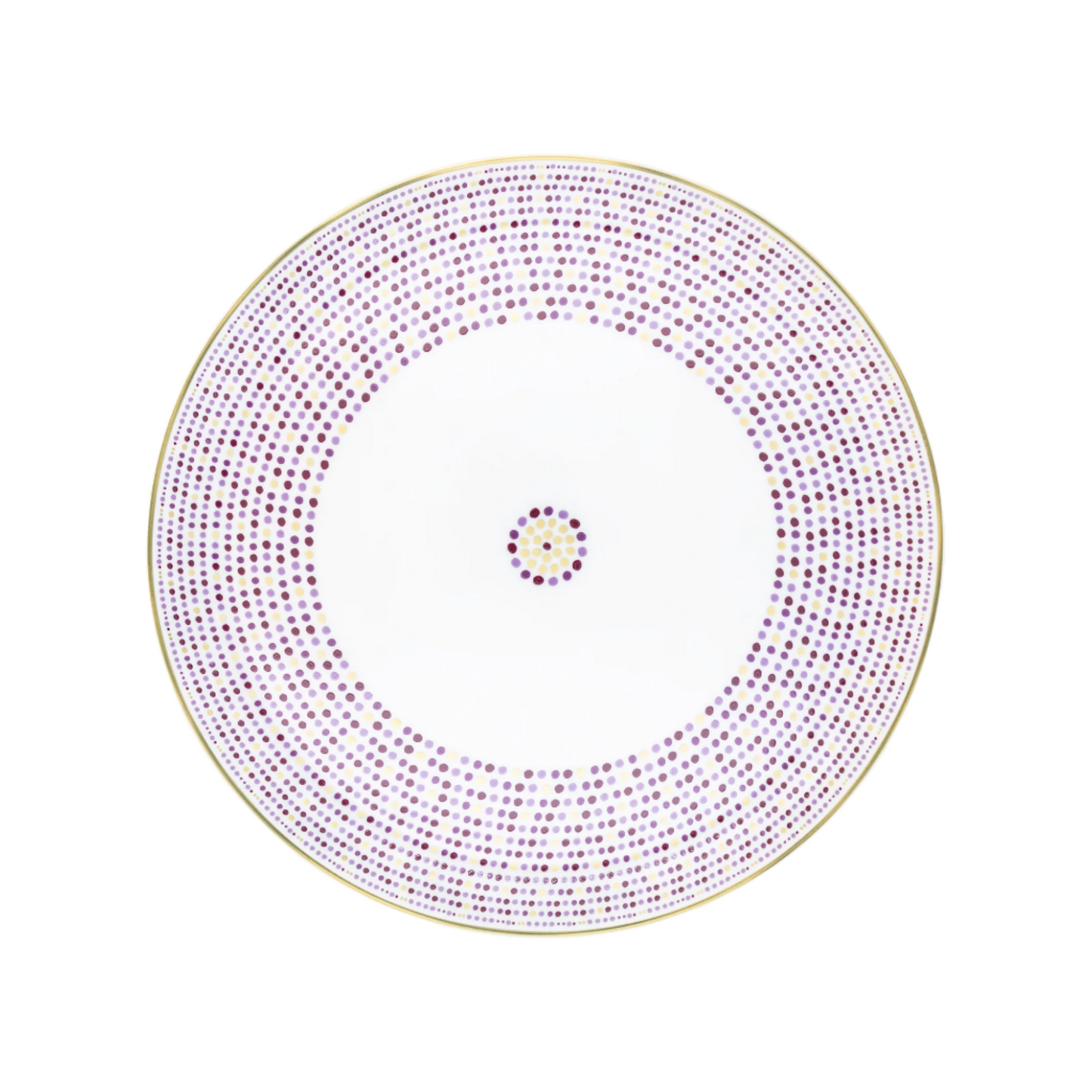 Robert Haviland & C. Parlon Villa Toscana | Round Tart Dish: Fine Limoges porcelain with central geometric motif and smooth, glazed finish, ideal for tarts, quiches, or open pies | Tableware & Serveware / Serving Dishes | 2Jour Concierge, your luxury lifestyle shop