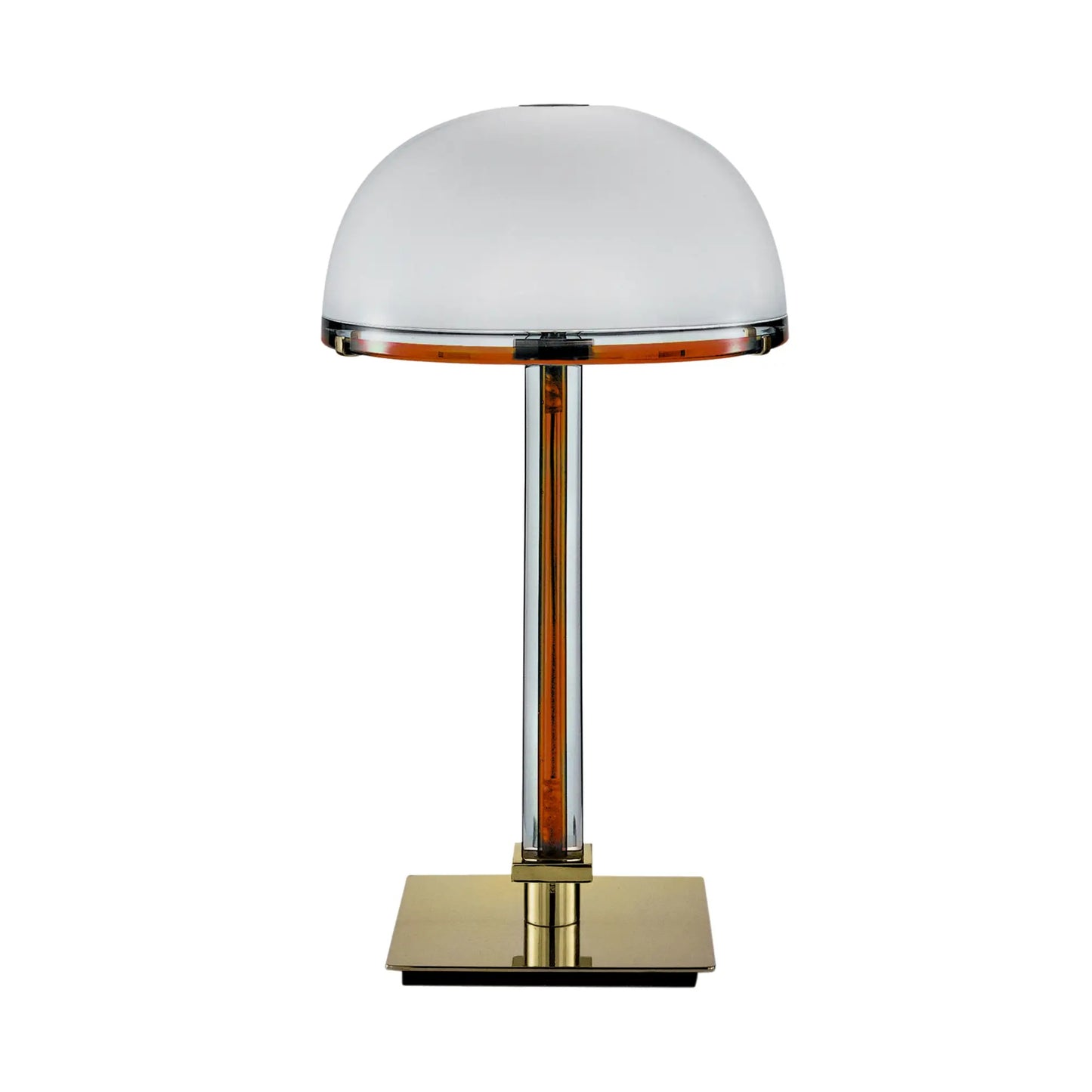 Belboi Murano Glass Table Lamp with Gold-Plated Metal Base