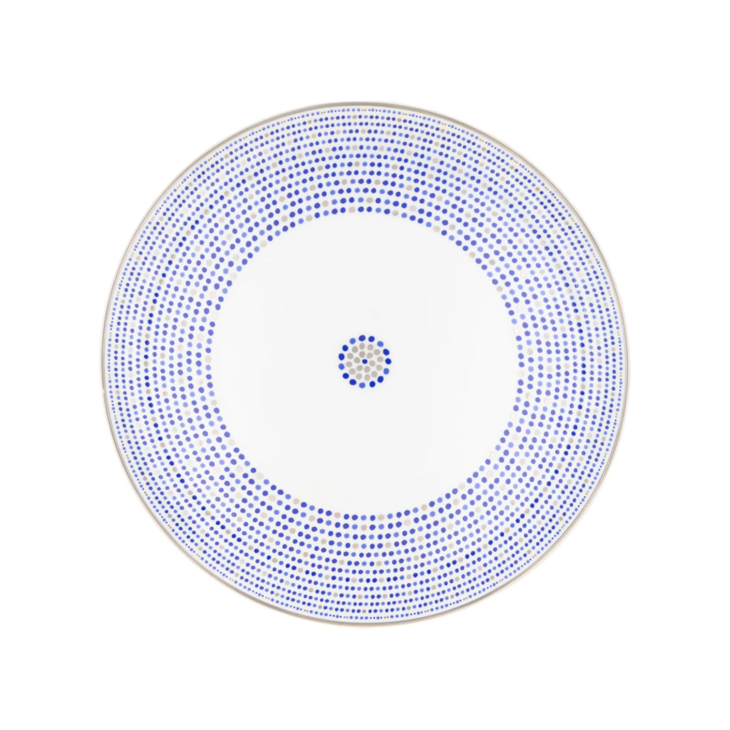 Robert Haviland & C. Parlon Villa Toscana | Buffet Plate: Fine Limoges porcelain with geometric border motif and smooth, glazed finish, ideal for formal entrée presentation or layering on the table | Tableware & Serveware / Plates | 2Jour Concierge, your luxury lifestyle shop