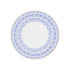 Villa Toscana Limoges Porcelain Dinner Plate, Indigo