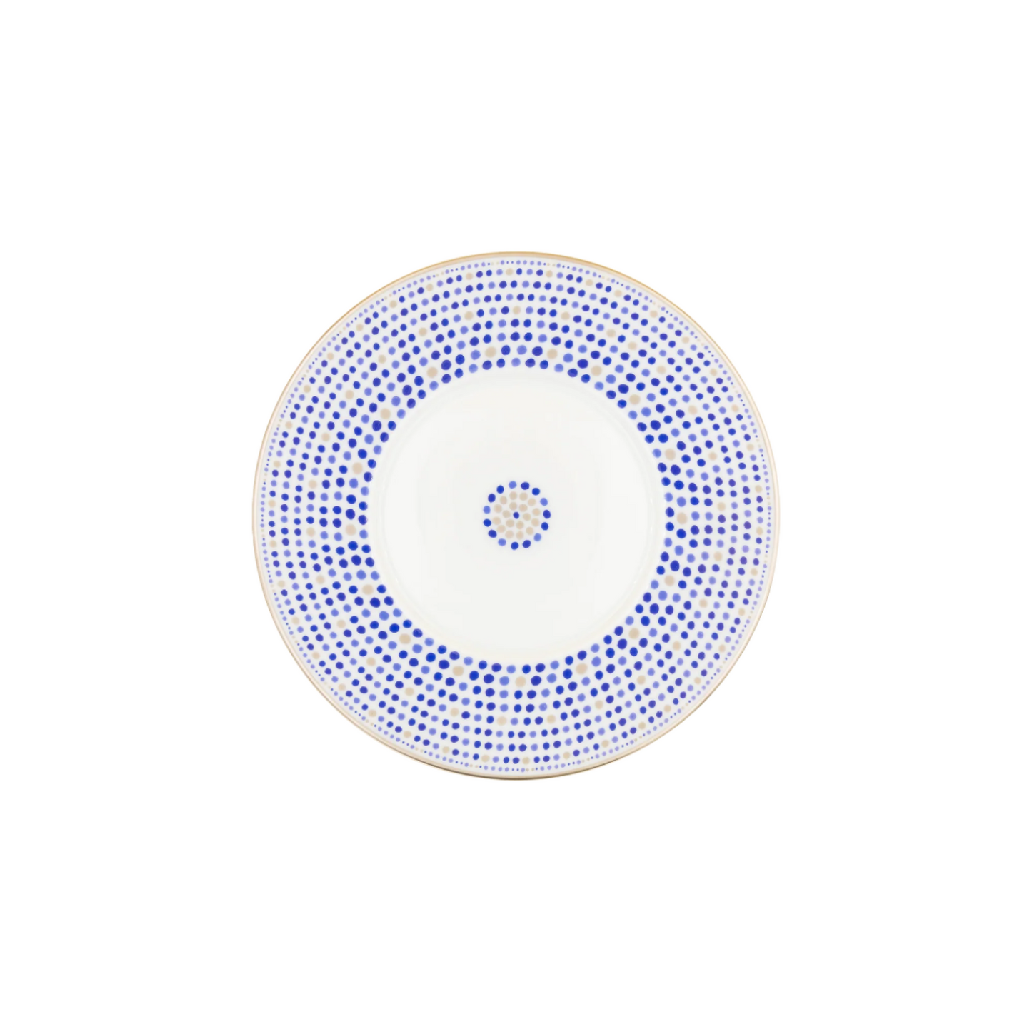 Robert Haviland & C. Parlon Villa Toscana | Dessert Plate: Fine Limoges porcelain with central geometric motif and smooth, glazed finish, perfect for desserts or refined starters | Tableware & Serveware / Plates | 2Jour Concierge, your luxury lifestyle shop
