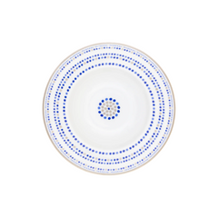 Villa Toscana Limoges Porcelain Spaghetti Plate, Indigo