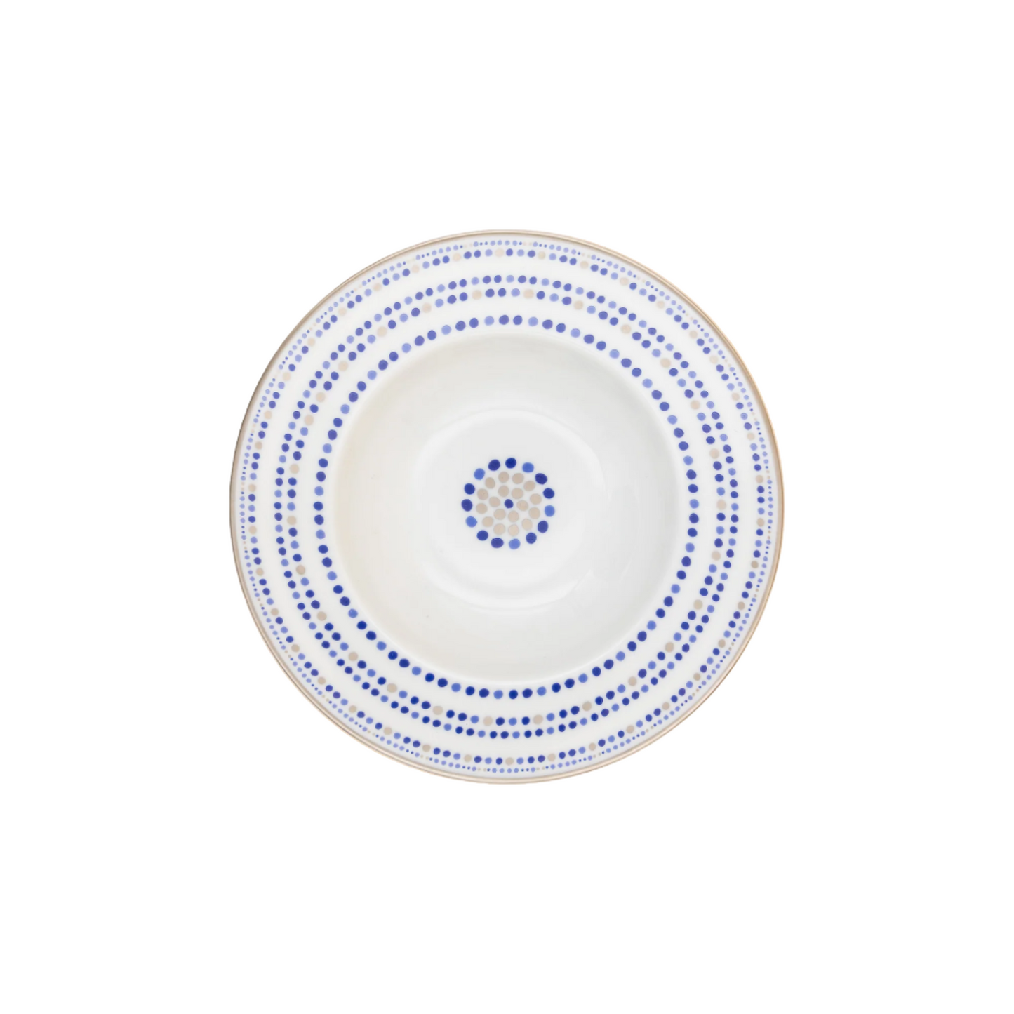 Robert Haviland & C. Parlon Villa Toscana | Rim Soup Plate: Fine Limoges porcelain with central geometric motif and smooth, glazed finish, perfect for soups or first courses | Tableware & Serveware / Soup Plates | 2Jour Concierge, your luxury lifestyle shop