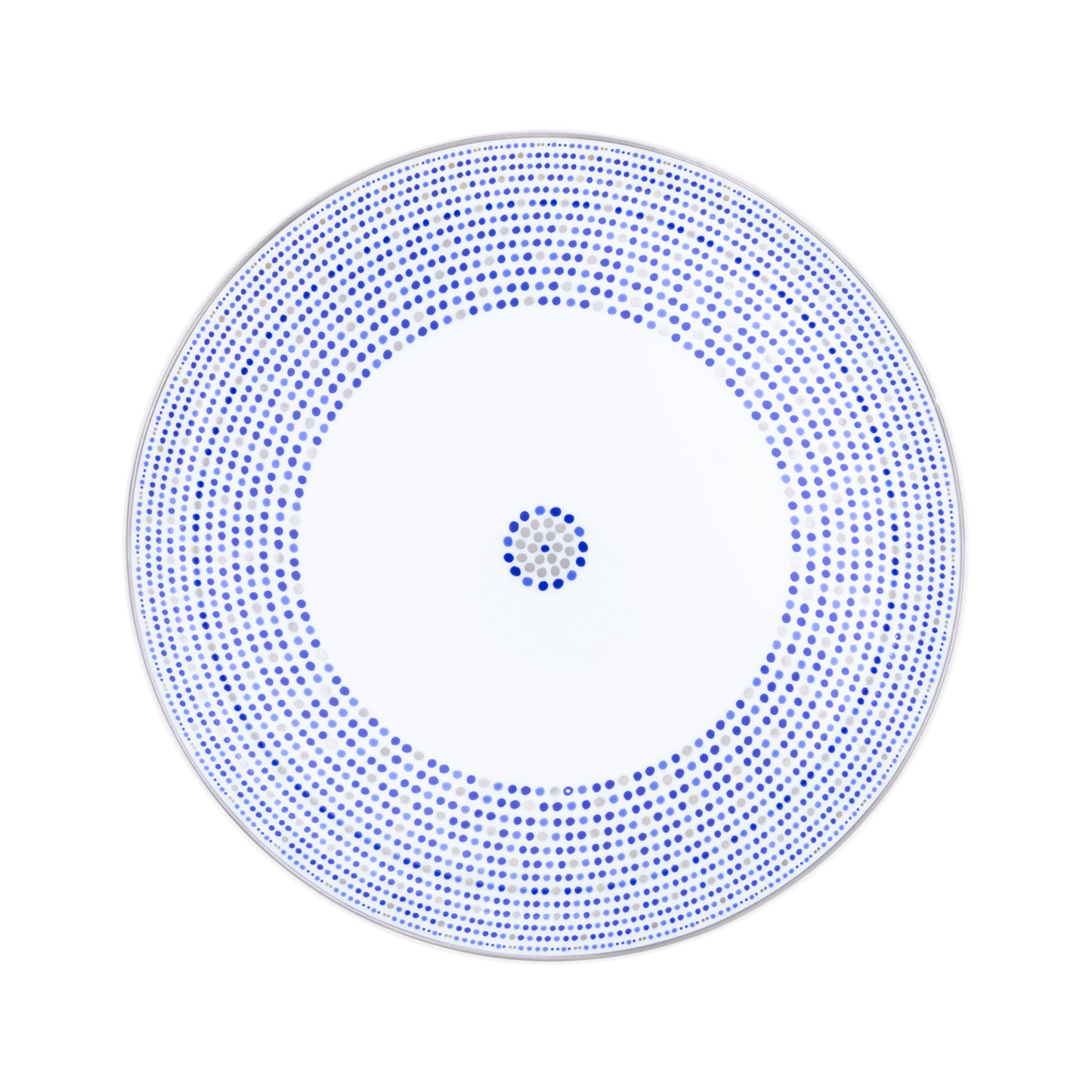 Villa Toscana Limoges Porcelain Round Tart Dish, Indigo
