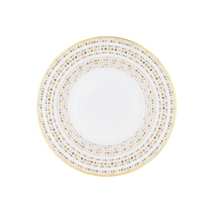 Villa Toscana Limoges Porcelain Dinner Plate, Mastic