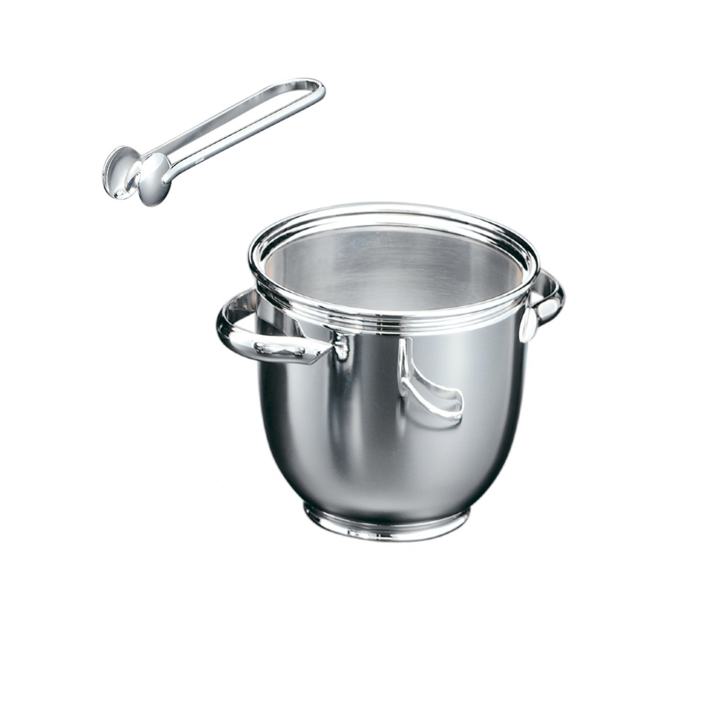 Aurelio Metal Ice Bucket by Zanetto | PLUS plated (no tarnish) finish | Smooth and shiny finish | Ideal for upscale hospitality settings | Home Decor and Serveware | 2Jour Concierge, your luxury lifestyle shop