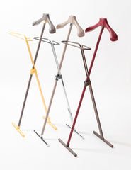 Edgar Leather-Covered Metal Clothes Valet