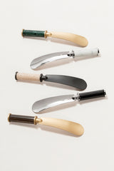 Icaro Metal Shoehorn with Marble Grip