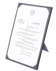 Tavola Leather-Covered Stand Menu A5