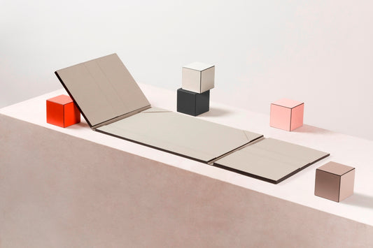 Giobagnara Cubo Leather-Covered Wood Paperweight | Elegant and Functional Design | Perfect for Keeping Papers in Place | Explore a Range of Luxury Desk Accessories at 2Jour Concierge, #1 luxury high-end gift & lifestyle shop