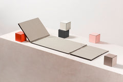 Tolosa Leather-Covered Guest Information Holder