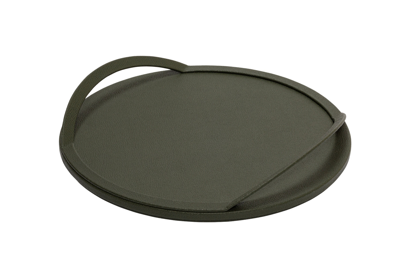 Giobagnara x Piet Boon Form Tray Round | Leather-Covered Rigid Metal Structure | Stylish and Functional Round Tray | Explore a Range of Luxury Home Decor at 2Jour Concierge, #1 luxury high-end gift & lifestyle shop
