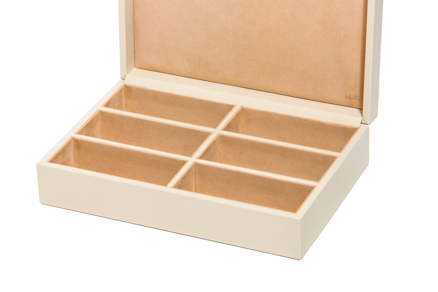 Riviere Mila Leather-Covered Glasses Box With Suede Lining | Stylish Design with 'Belt' Decoration | Holds up to 6 Pairs of Glasses | Suede Lining for Added Protection | Explore a Range of Luxury Glasses Boxes at 2Jour Concierge, #1 luxury high-end gift & lifestyle shop