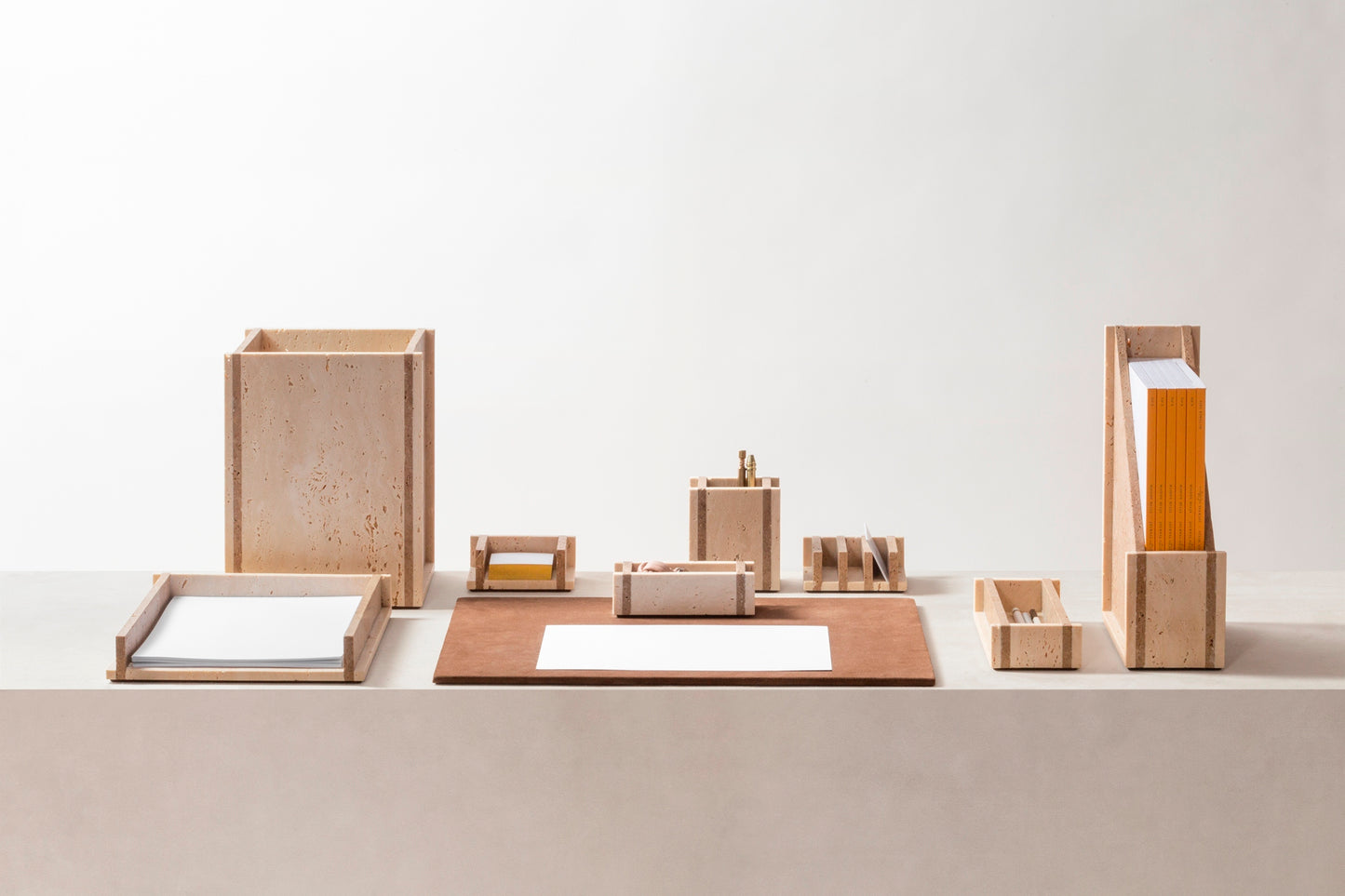 Giobagnara Carré Marble Desk Blotter | Stylish Desk Accessories, Elegant Workspace Essentials & Gift Items | 2Jour Concierge, #1 luxury high-end gift & lifestyle shop